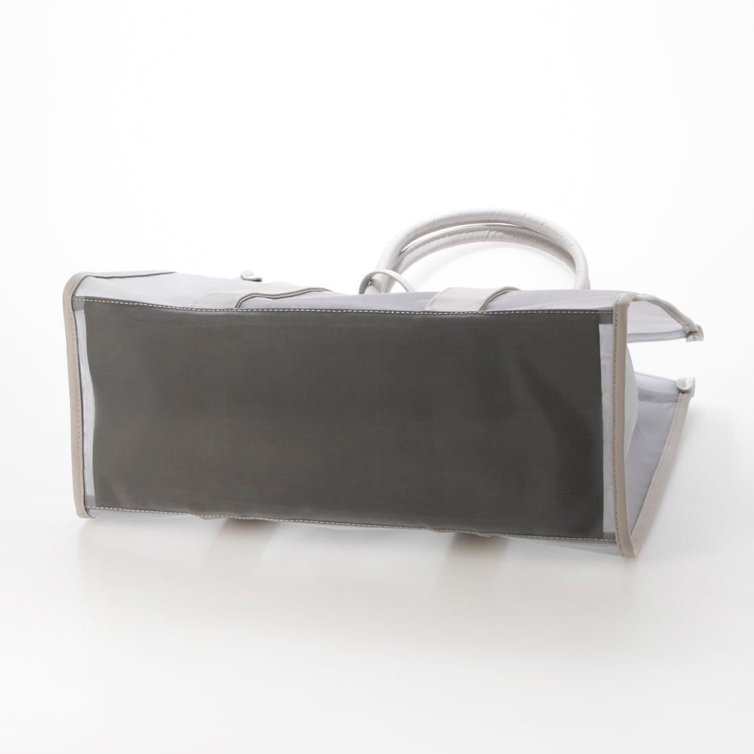 カシュカシュ cache cache チュールメッシュスクエアビッグトート （LGY） LGY