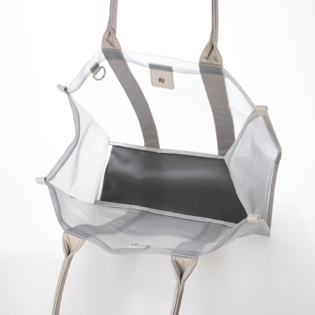 カシュカシュ cache cache チュールメッシュスクエアビッグトート （LGY） LGY
