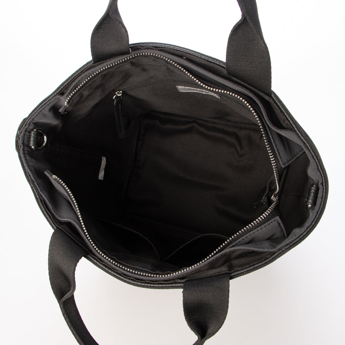 カシュカシュ cache cache シュリンク舟型2wayトート （BK） BK