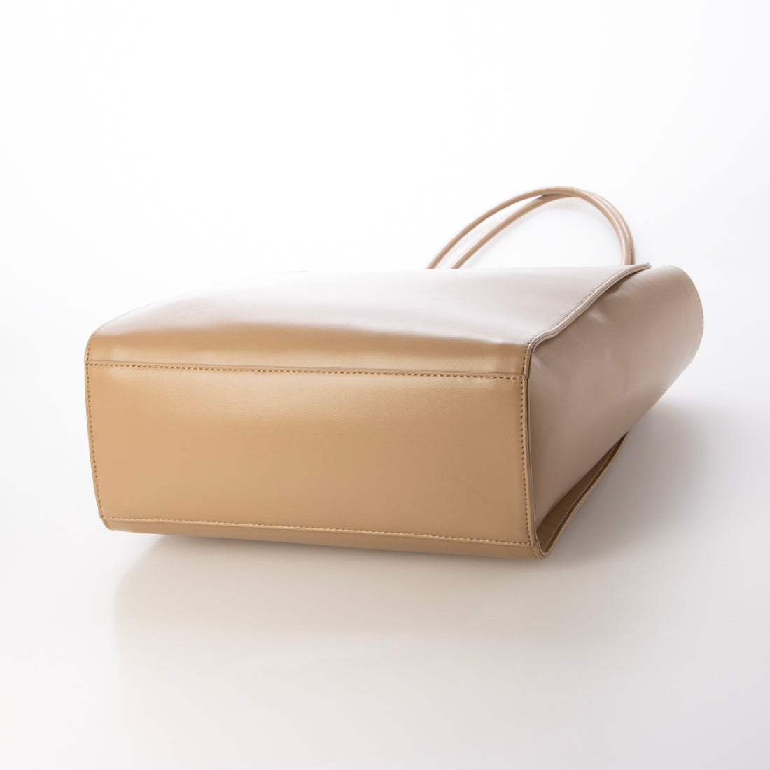 カシュカシュ cache cache アシンメトリーハンドルトートバッグ （BE） BE