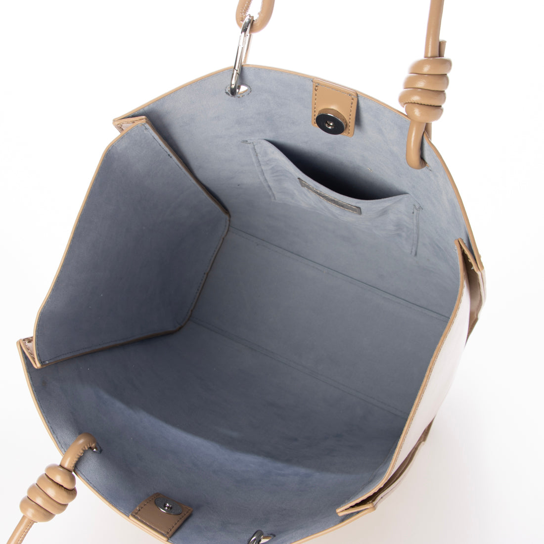 カシュカシュ cache cache アシンメトリーハンドルトートバッグ （BE） BE