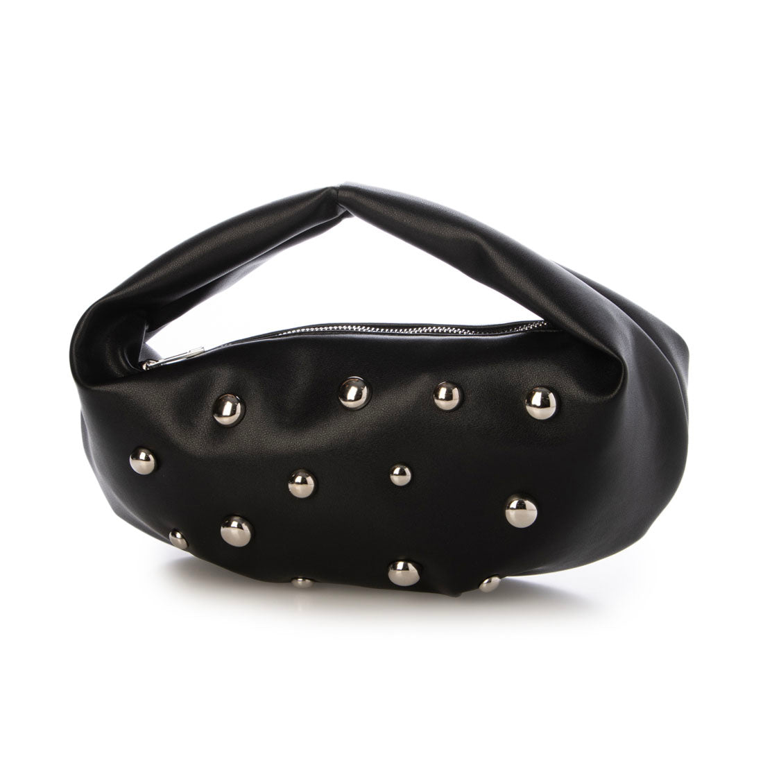 カシュカシュ cache cache スタッズワンハンドルバッグ （BK） BK