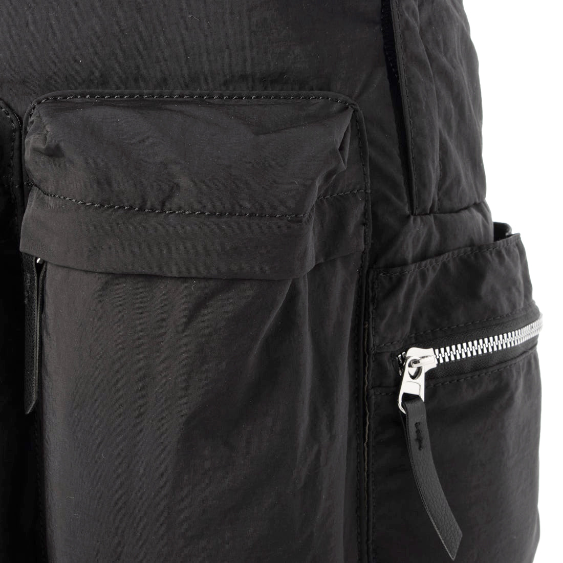 カシュカシュ cache cache 10ポケットナイロンリュック （BK） BK