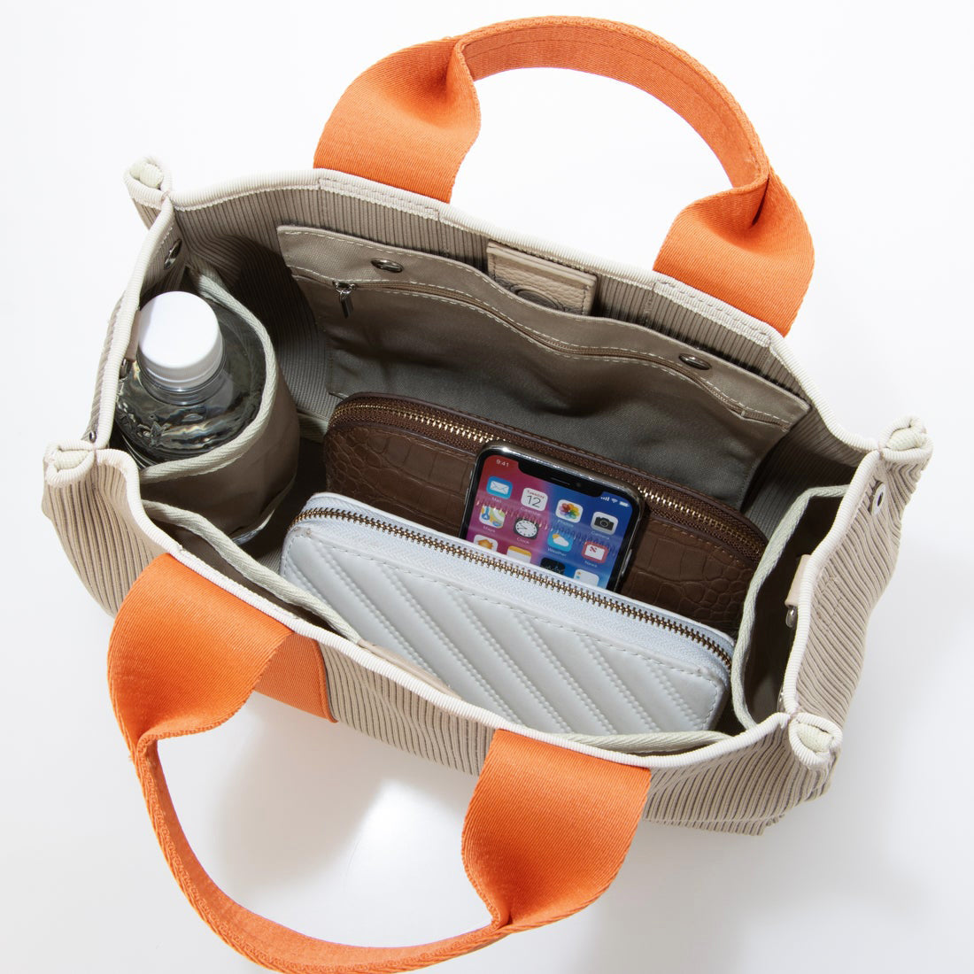 カシュカシュ cache cache ジャガードニットスクエア2wayトート （OR） OR