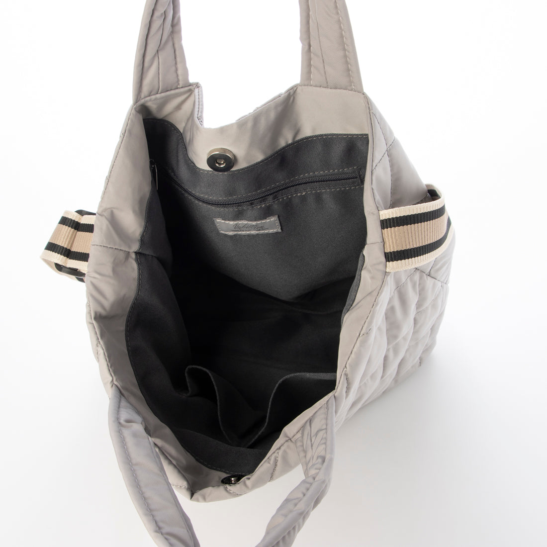 カシュカシュ cache cache テープショルダーキルトトート （GY） GY