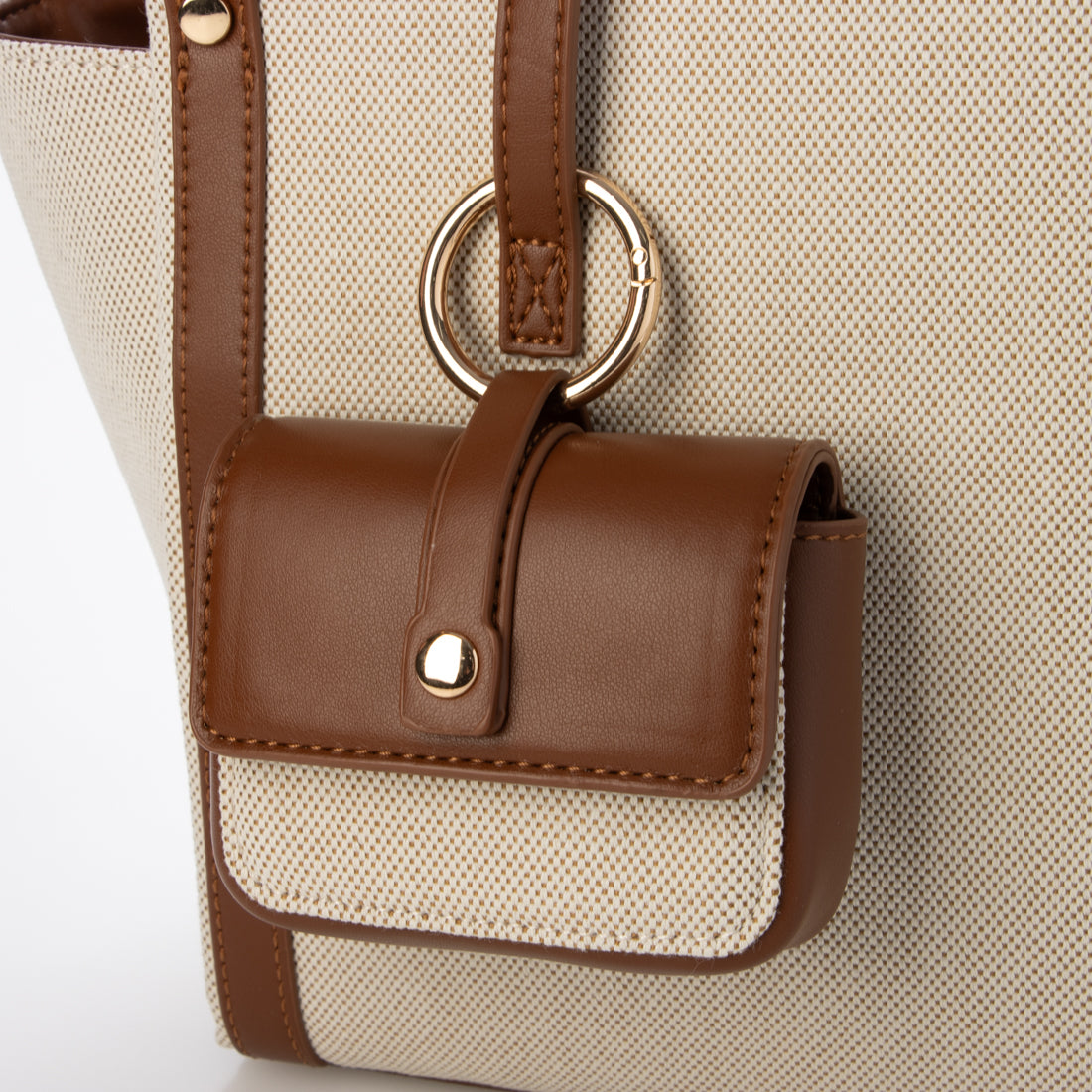 カシュカシュ cache cache カシュカシュ cachecache / ミニポーチ付エルガリートート （CM） CM