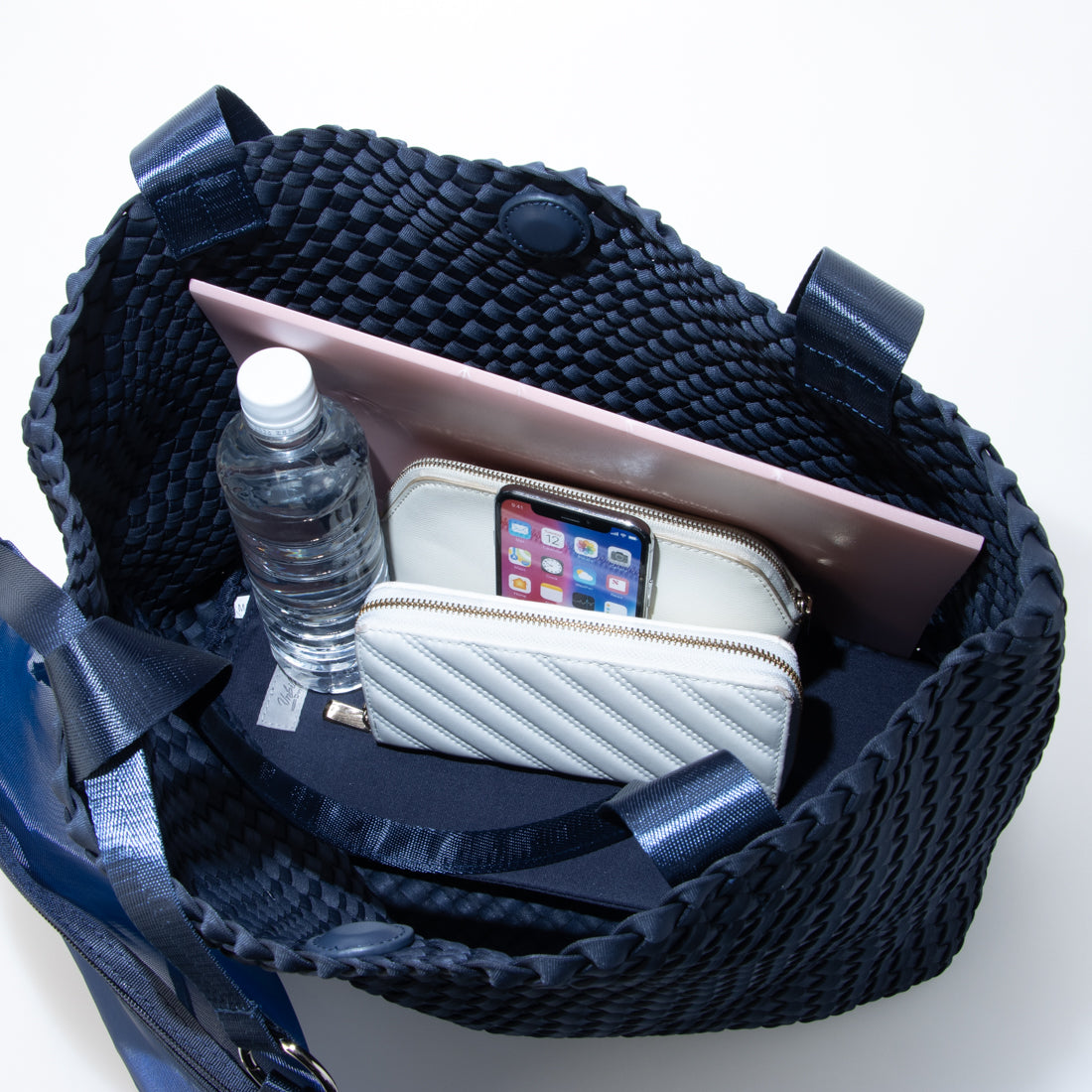カシュカシュ cache cache ポーチ付きネオプレーンメッシュビッグトートバッグ （NV） NV