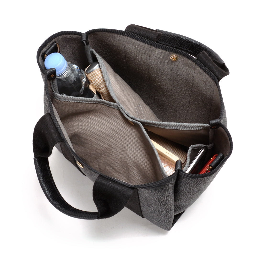 ＜ロングセラー＞カシュカシュ cache cache 太ショルダー付き2wayテープトートバッグL （アイボリー） IV