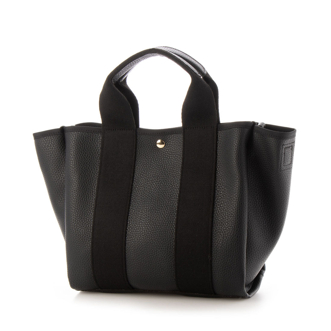 ＜ロングセラー＞カシュカシュ cache cache 太ショルダー付き2wayテープトートバッグL （ブラック） BK