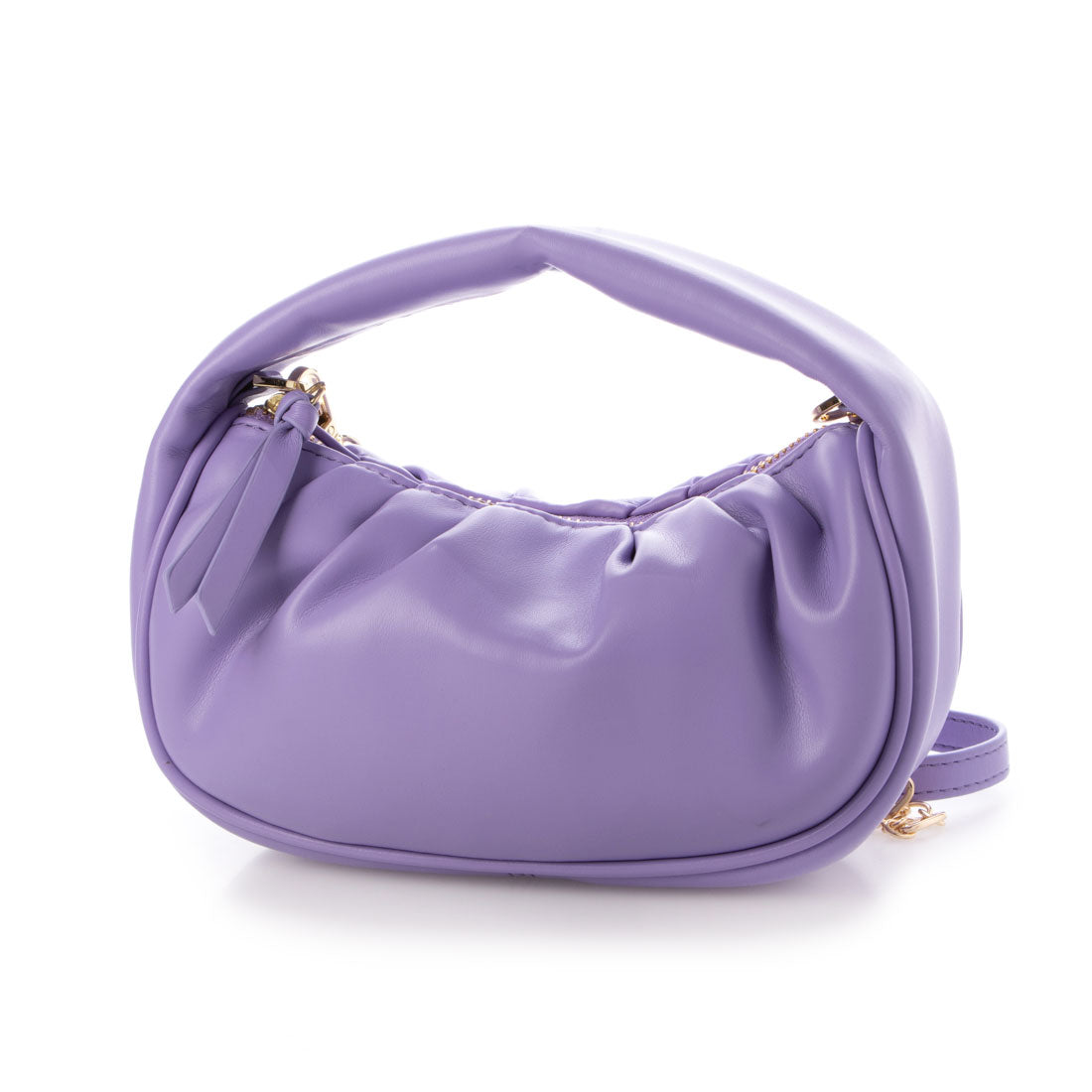 カシュカシュ cache cache ハーフムーンギャザー2wayミニショルダー,LV