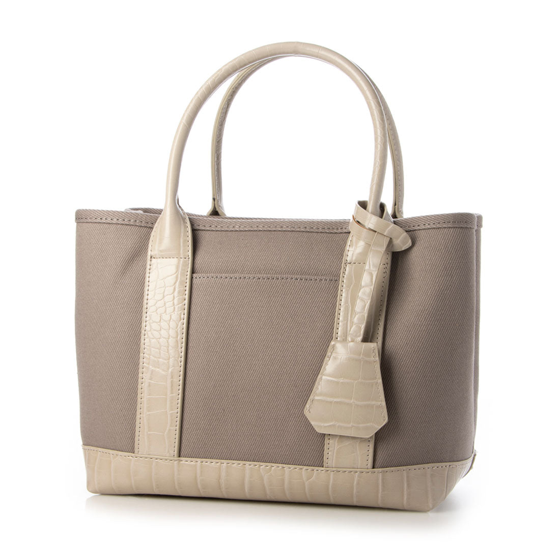 ＜ロングセラー＞カシュカシュ cache cache ショルダー付きパーテーションキャンバストート （GRY） GRY
