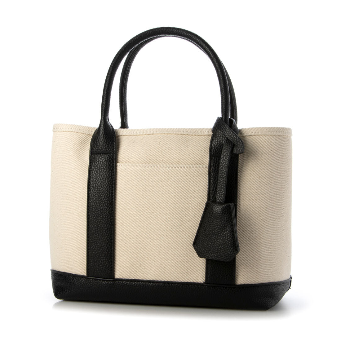＜ロングセラー＞カシュカシュ cache cache ショルダー付きパーテーションキャンバストート （BK） BK