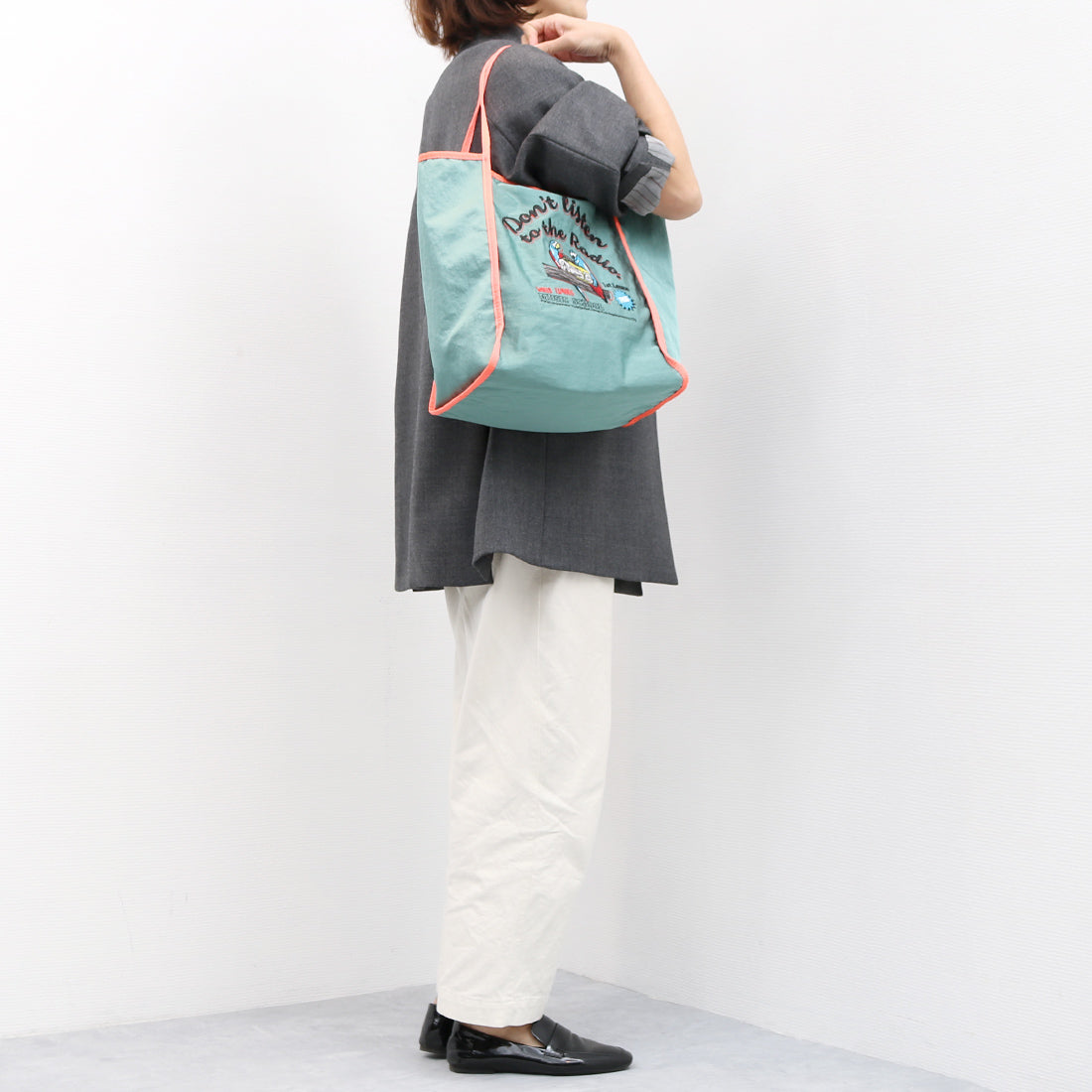 ＜ロングセラー＞カシュカシュ cache cache アソート柄刺繍トートバッグ （GN） GN