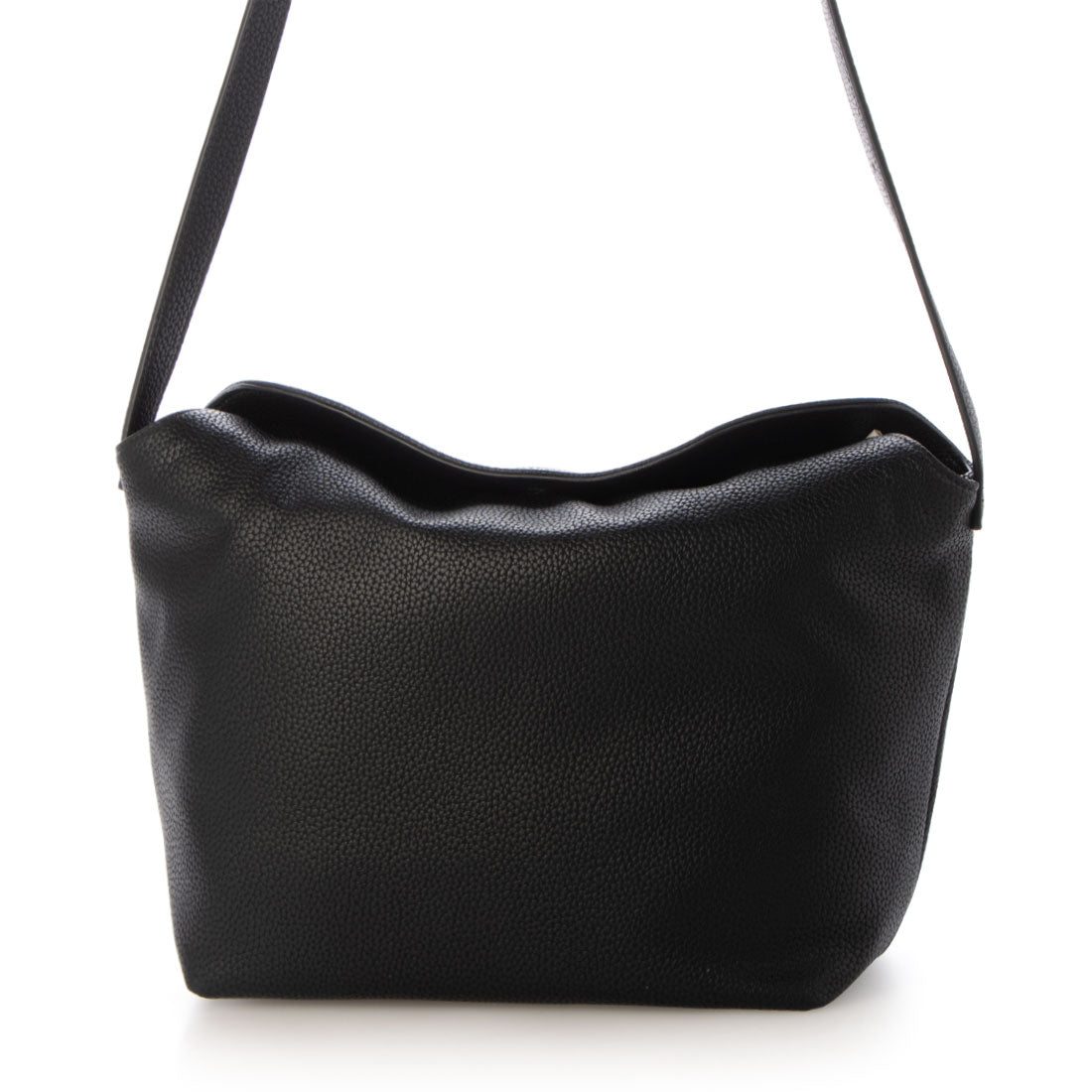 カシュカシュ cache cache 2wayフラップショルダー,BK