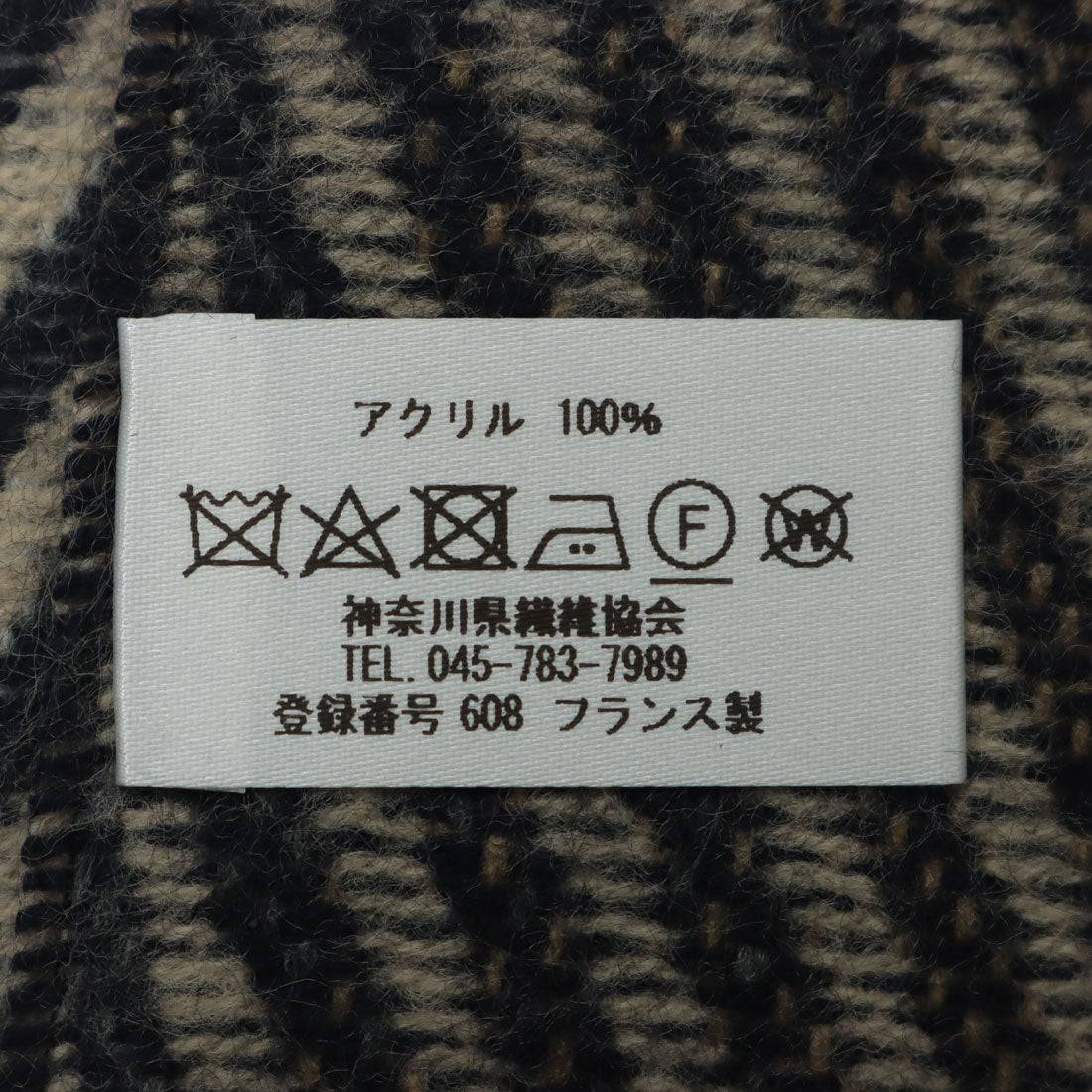 カシュネ cache nez エッフェルチェックマフラー