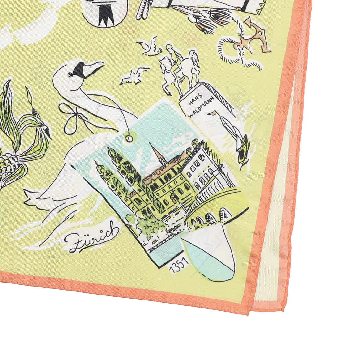 カシュネ cache nez 横浜アーカイブツイルスカーフ「スイス」 （LYE） LYE