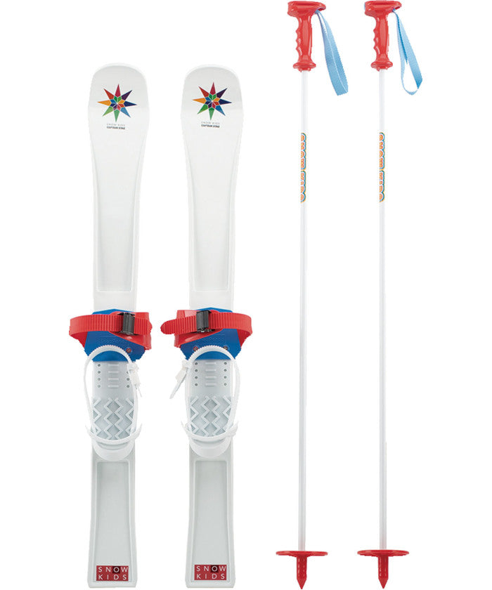 キャプテンスタッグ CAPTAIN STAG CAPTAIN STAG キャプテンスタッグ 滑雪 青少年加滑雪 80cm  紅色  type2 U