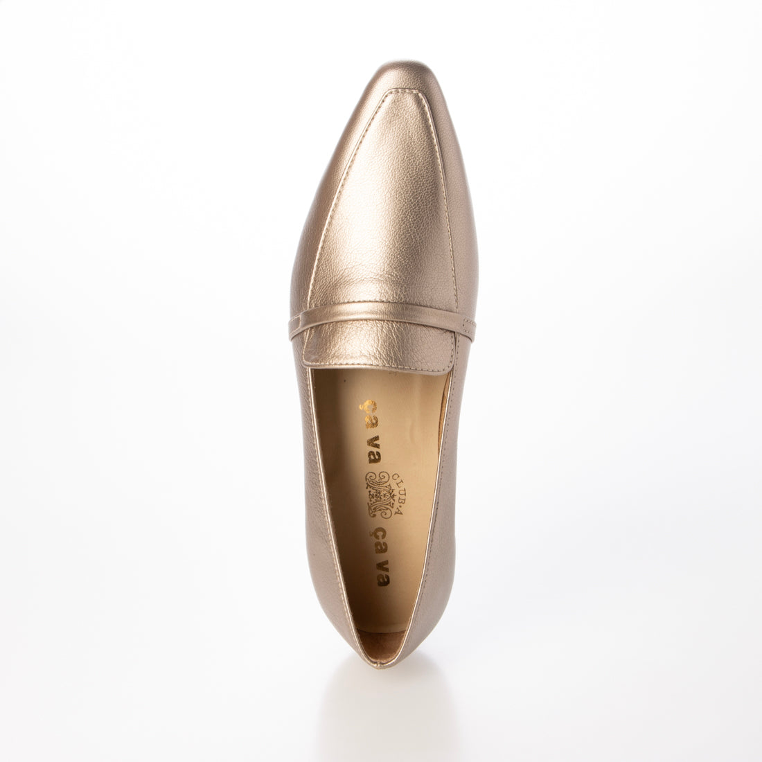 サヴァサヴァ cava cava 防滑｜シンプルモカパンプス （シャンパン） シャンパン