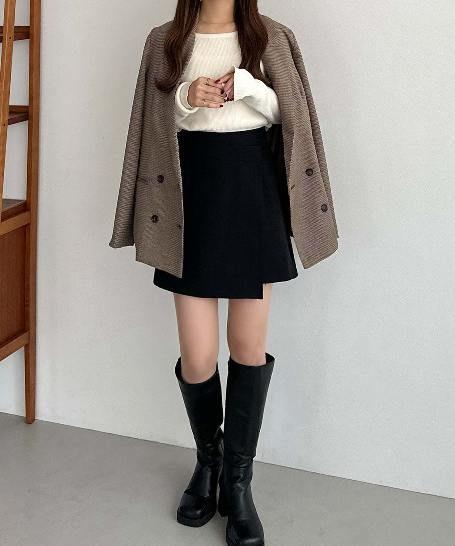 カラウティア callautia callautia ラップスカート風ショートパンツ