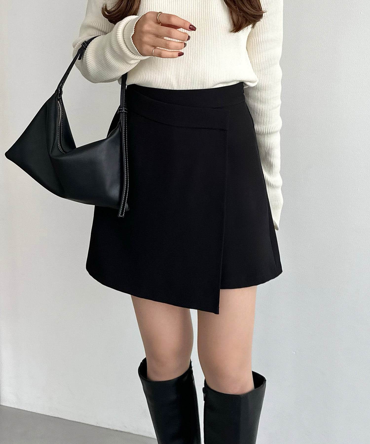 カラウティア callautia callautia ラップスカート風ショートパンツ