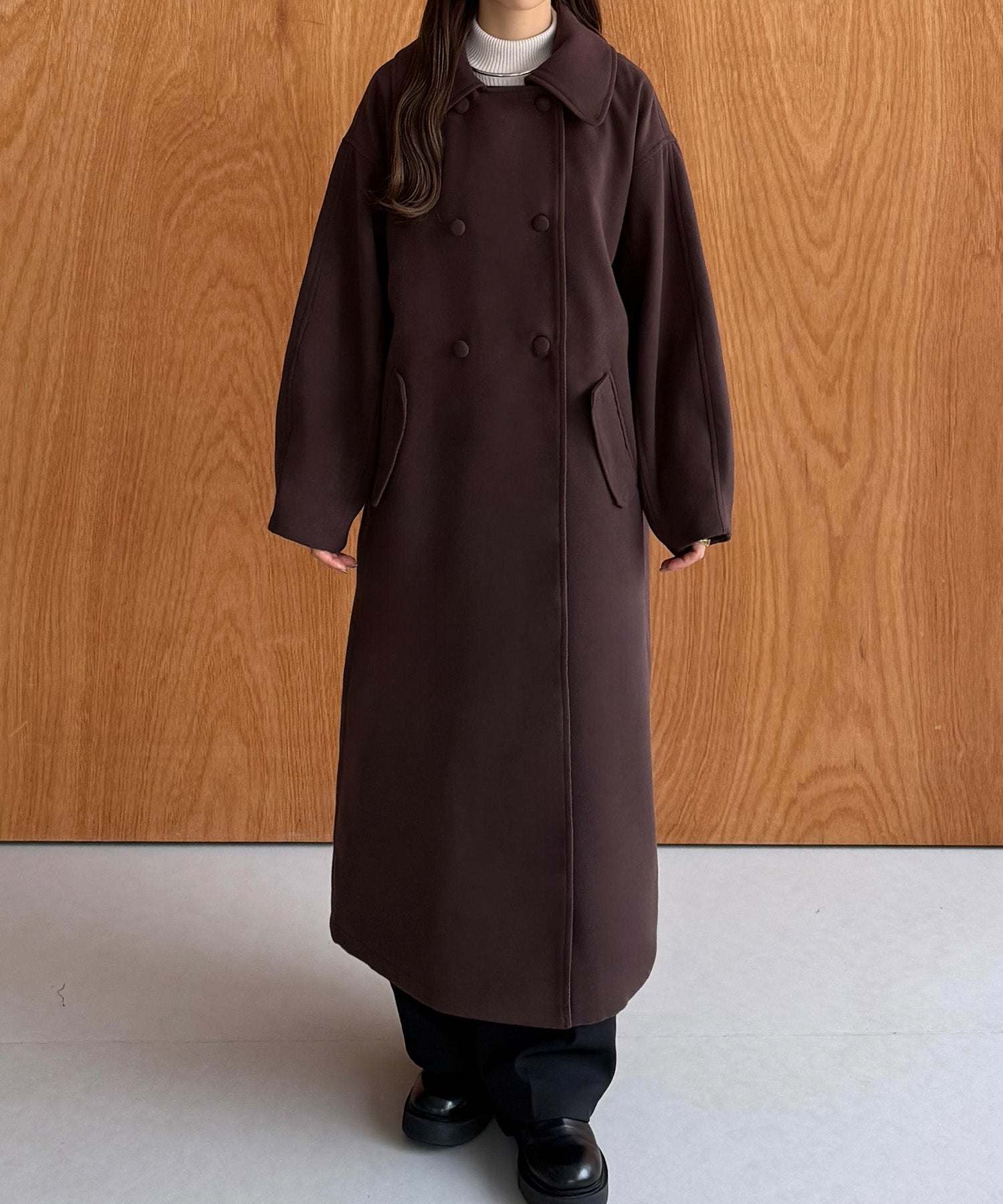 カラウティア callautia callautia ステンカラーロングコート