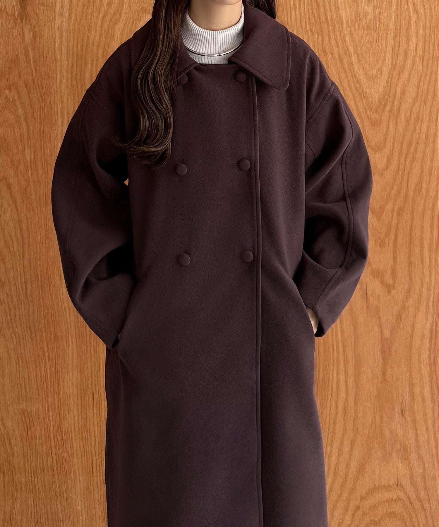 カラウティア callautia callautia ステンカラーロングコート