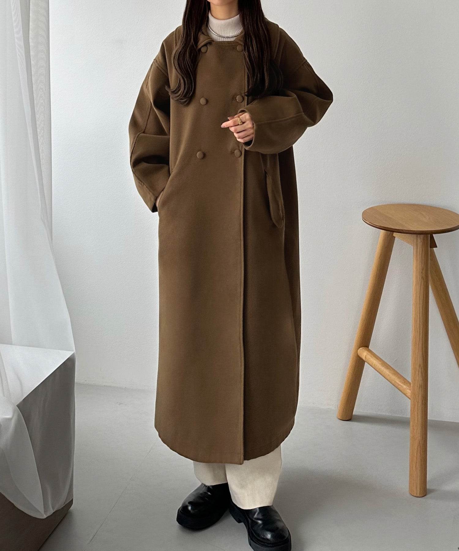 カラウティア callautia callautia ステンカラーロングコート