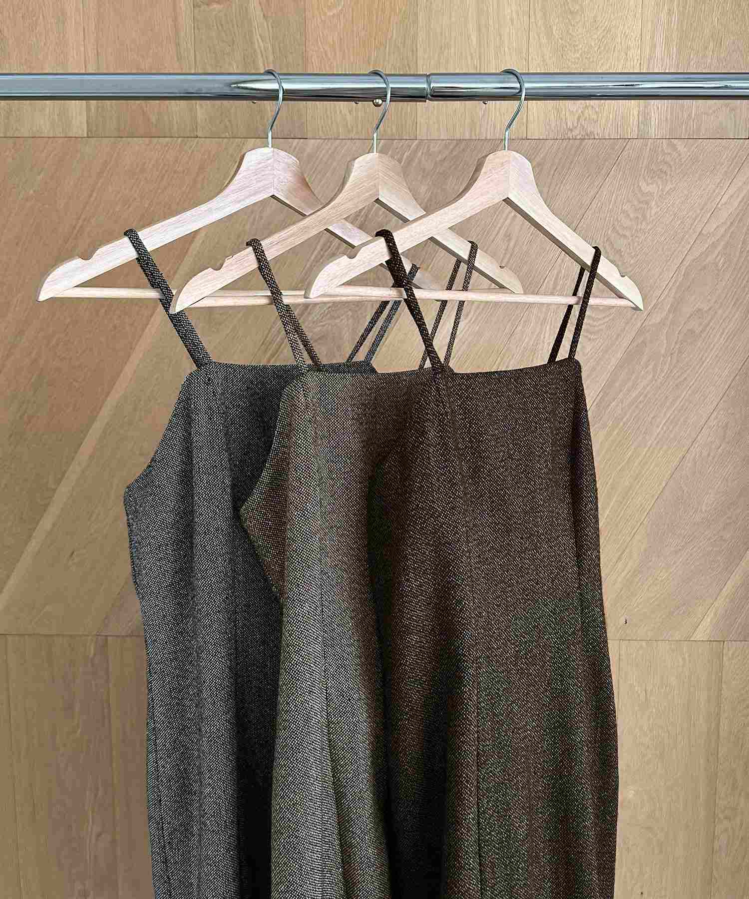 カラウティア callautia callautia ツイードIラインキャミワンピース