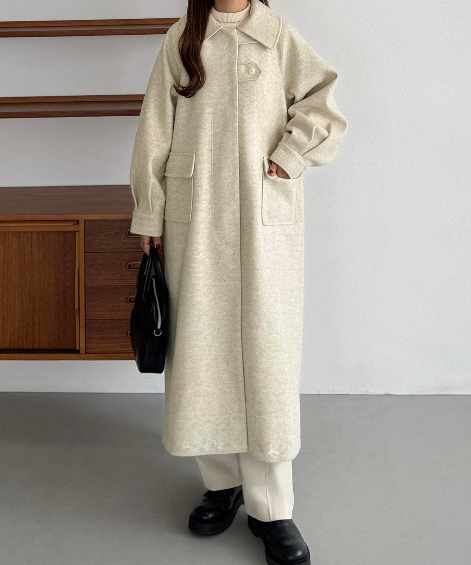 callautia callautia callautia 長袖蓬鬆外套