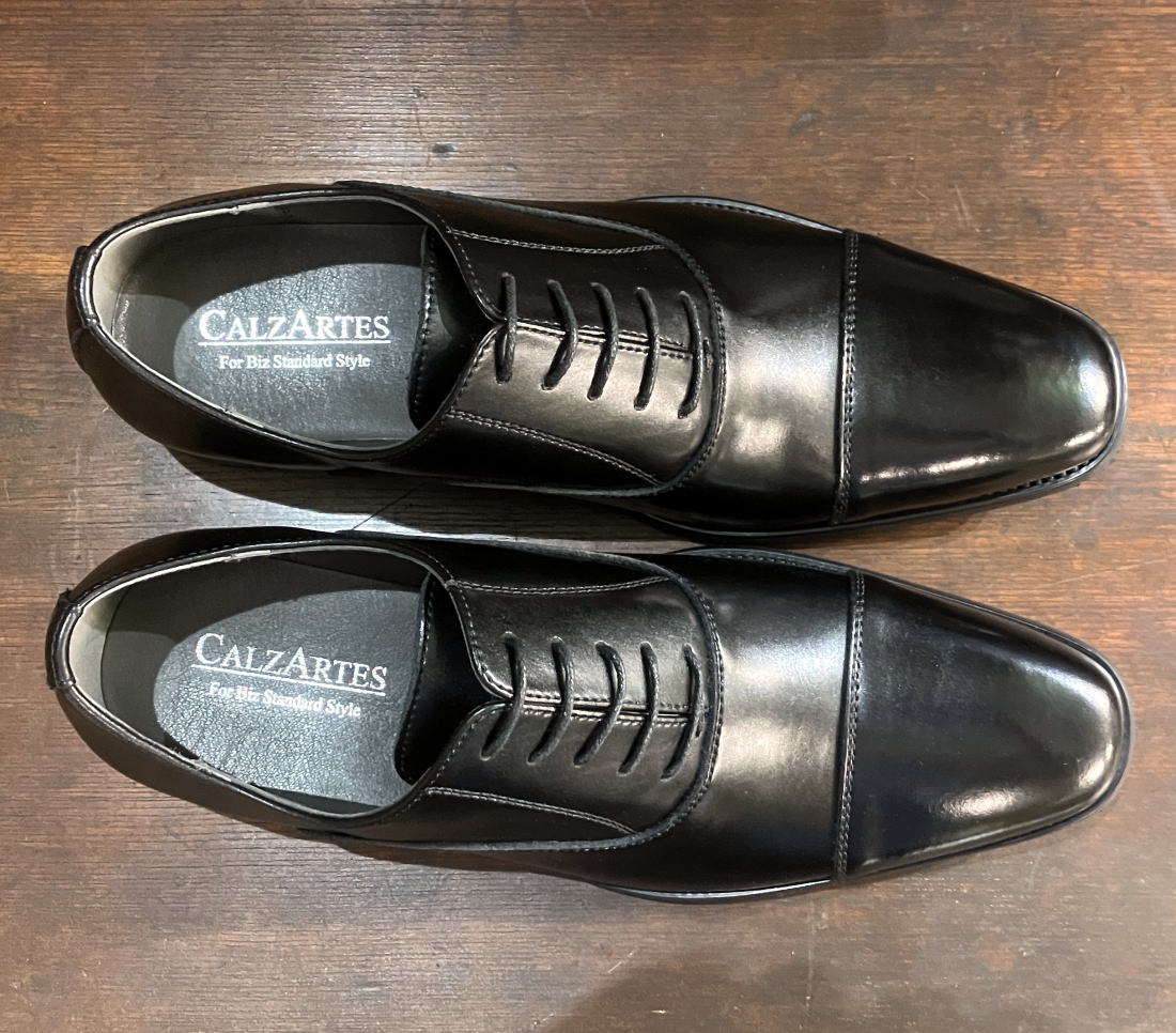 【定番】内羽根ストレートチップ 日本最終加工CALZARTES