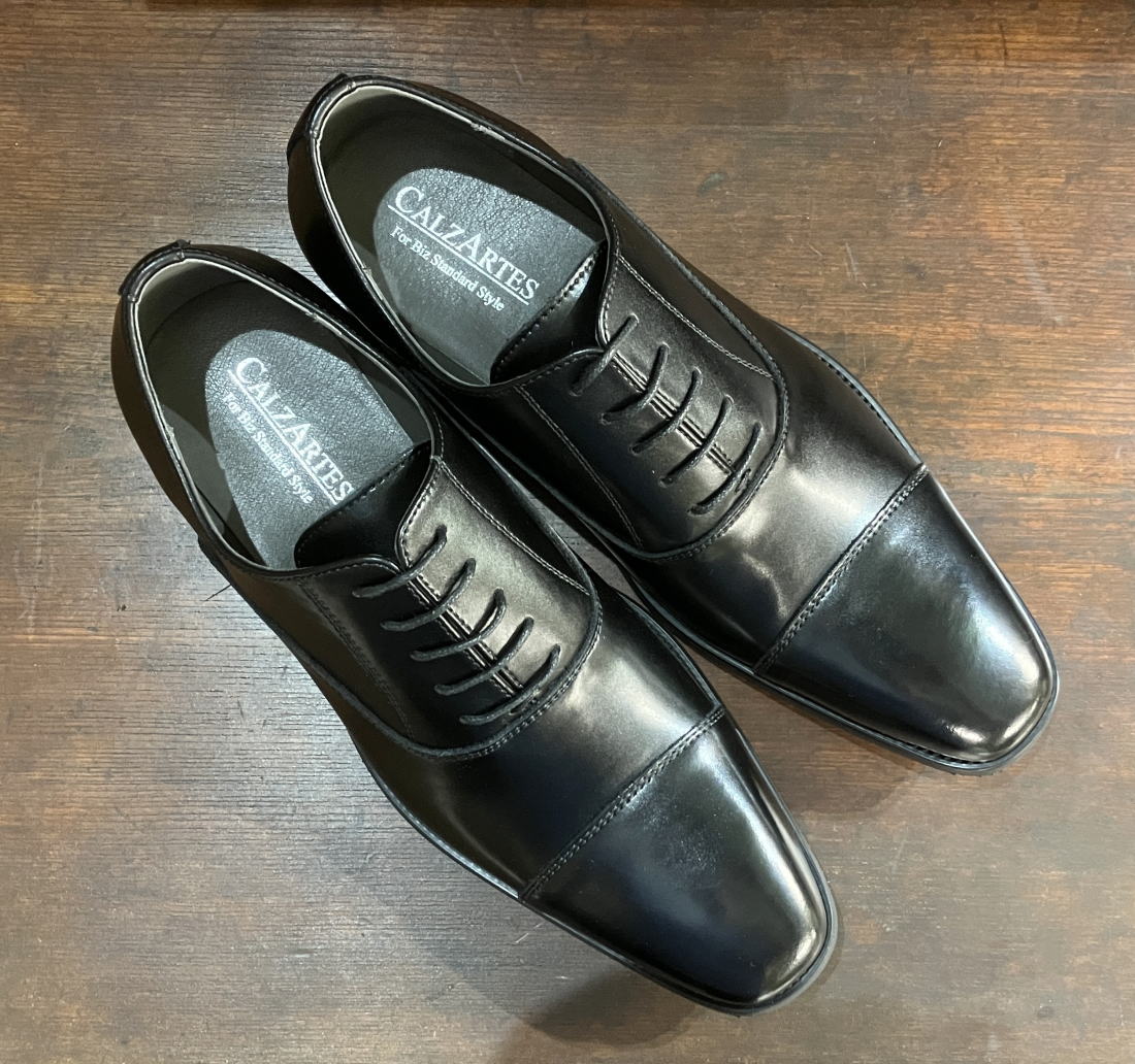 【定番】内羽根ストレートチップ 日本最終加工CALZARTES