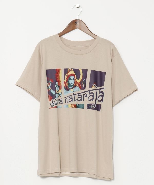 チャイハネ チャイハネ シデーヴァメンズTシャツ （ベージュ） ベージュ