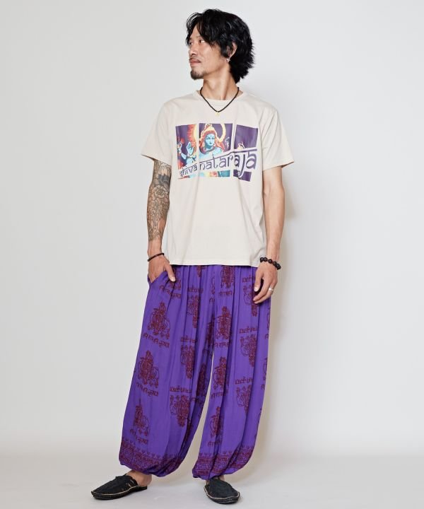 チャイハネ チャイハネ シデーヴァメンズTシャツ （ベージュ） ベージュ