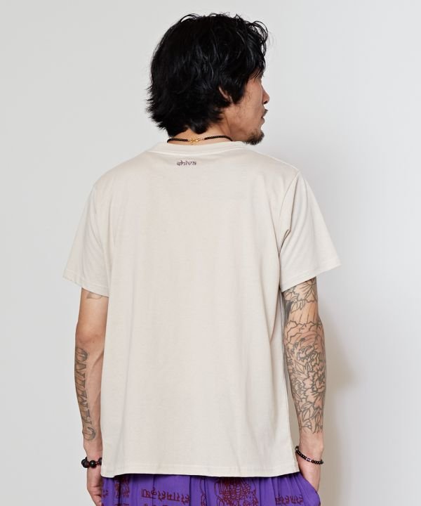 チャイハネ チャイハネ シデーヴァメンズTシャツ （ベージュ） ベージュ