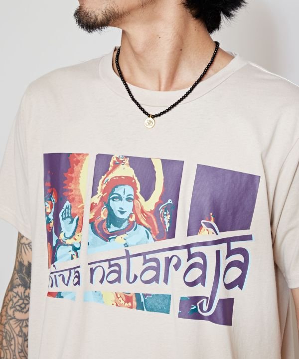 チャイハネ チャイハネ シデーヴァメンズTシャツ （ベージュ） ベージュ