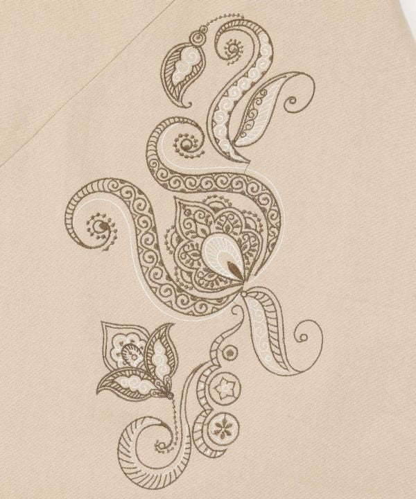 チャイハネ チャイハネ メンヘンディ刺繍メンズトップス （ブラック） ブラック