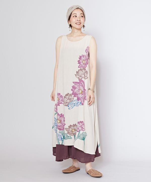 チャイハネ チャイハネ ロタナセットワンピース【UVカット加工羽織り付き】 （グリーン） グリーン