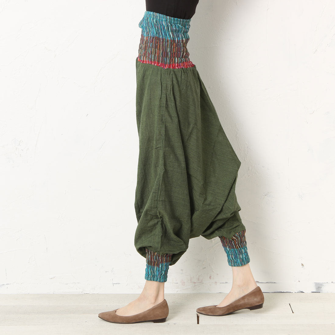 ◆【チャイハネ】アフガンサルエルパンツ キナリ
