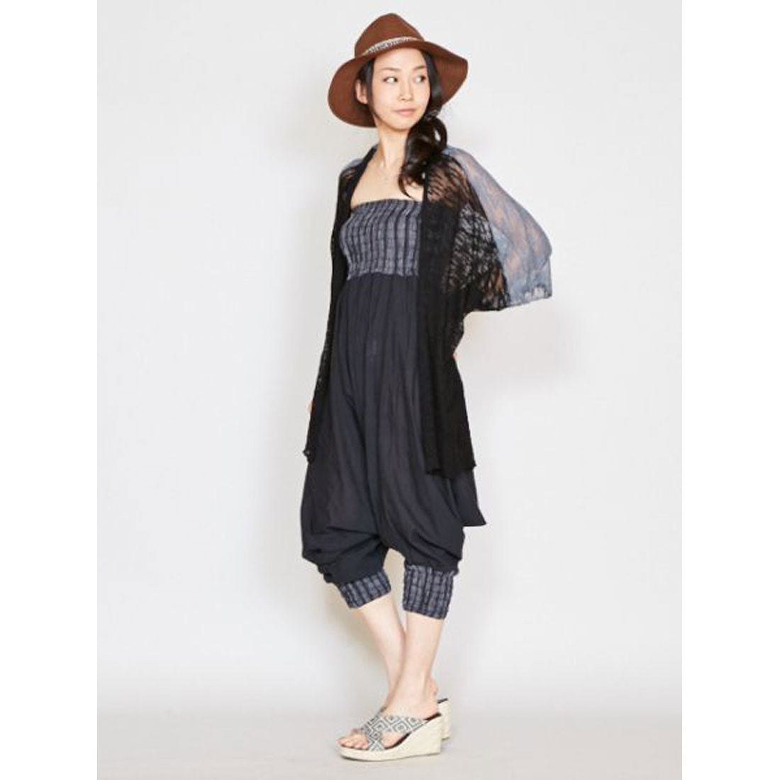 ◆【チャイハネ】アフガンサルエルパンツ キナリ,ブラック
