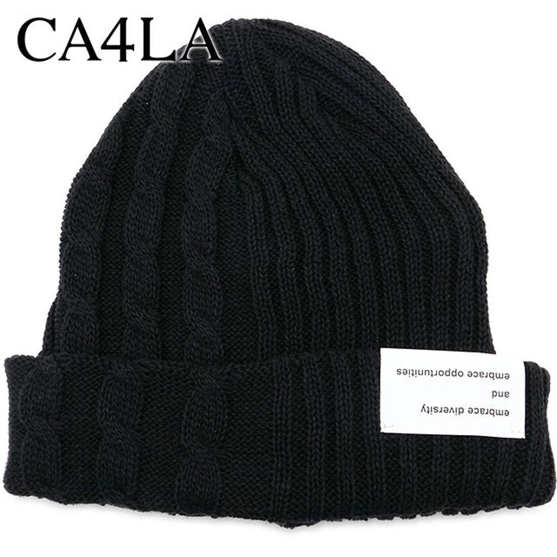 カシラ CA4LA MIXED SS KNIT 黑色 [AKM00097 SS25]