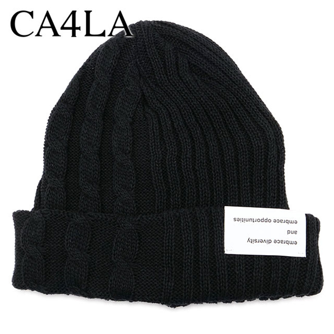 カシラ CA4LA MIXED SS KNIT 黑色 [AKM00097 SS25]