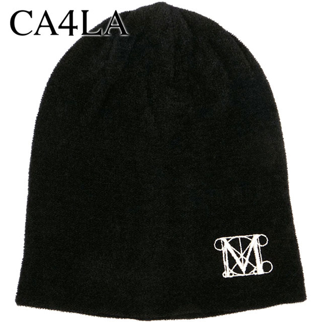 カシラ CA4LA THE MET CLASSIC LOGO KNIT CAP BLACK [MET00038] （BLACK） BLACK