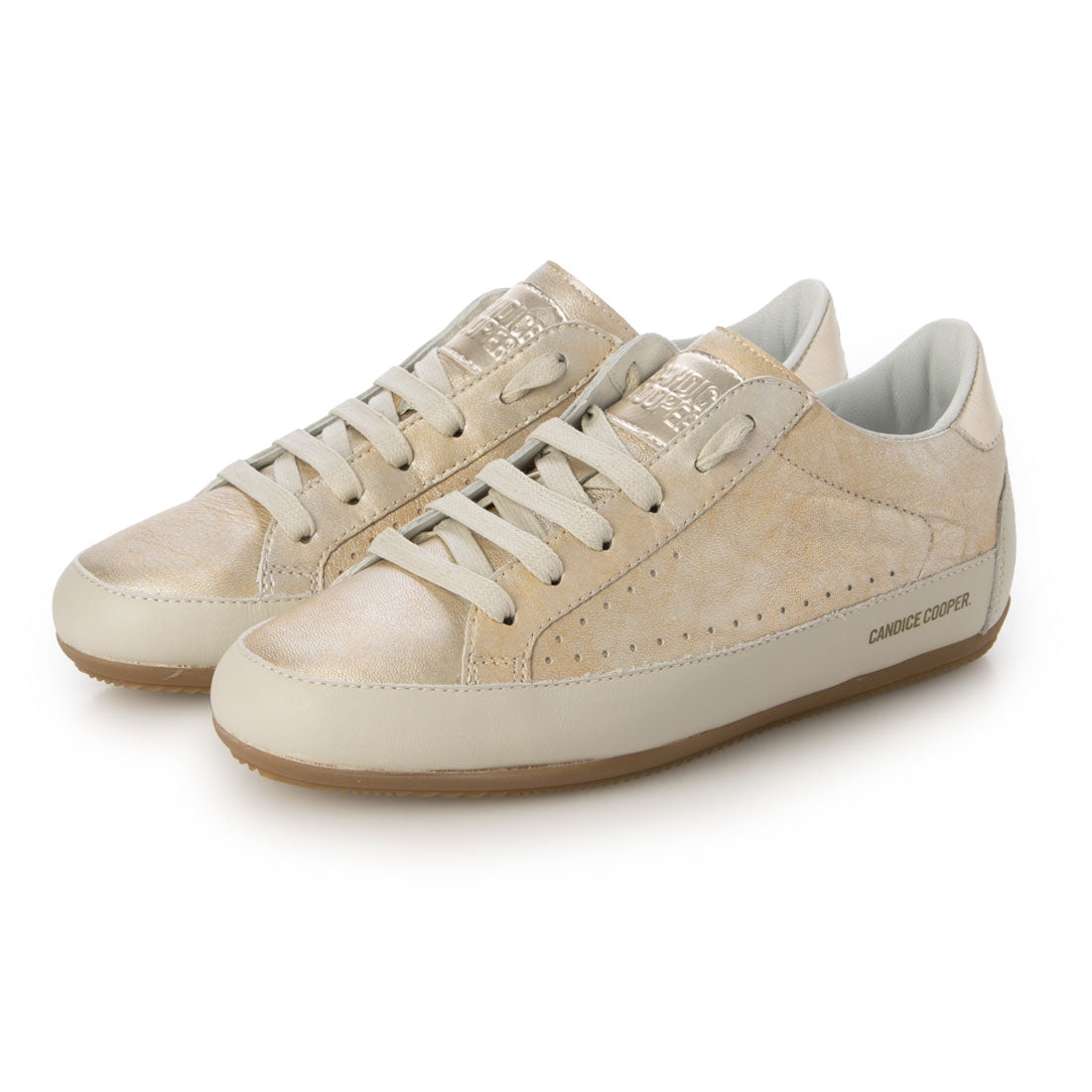 キャンディスクーパー CANDICE COOPER イタリア製 レザースニーカー （ICE-GOLD） ICE-GOLD
