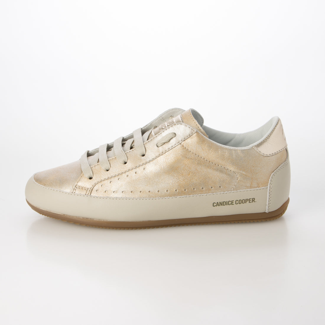 キャンディスクーパー CANDICE COOPER イタリア製 レザースニーカー （ICE-GOLD） ICE-GOLD