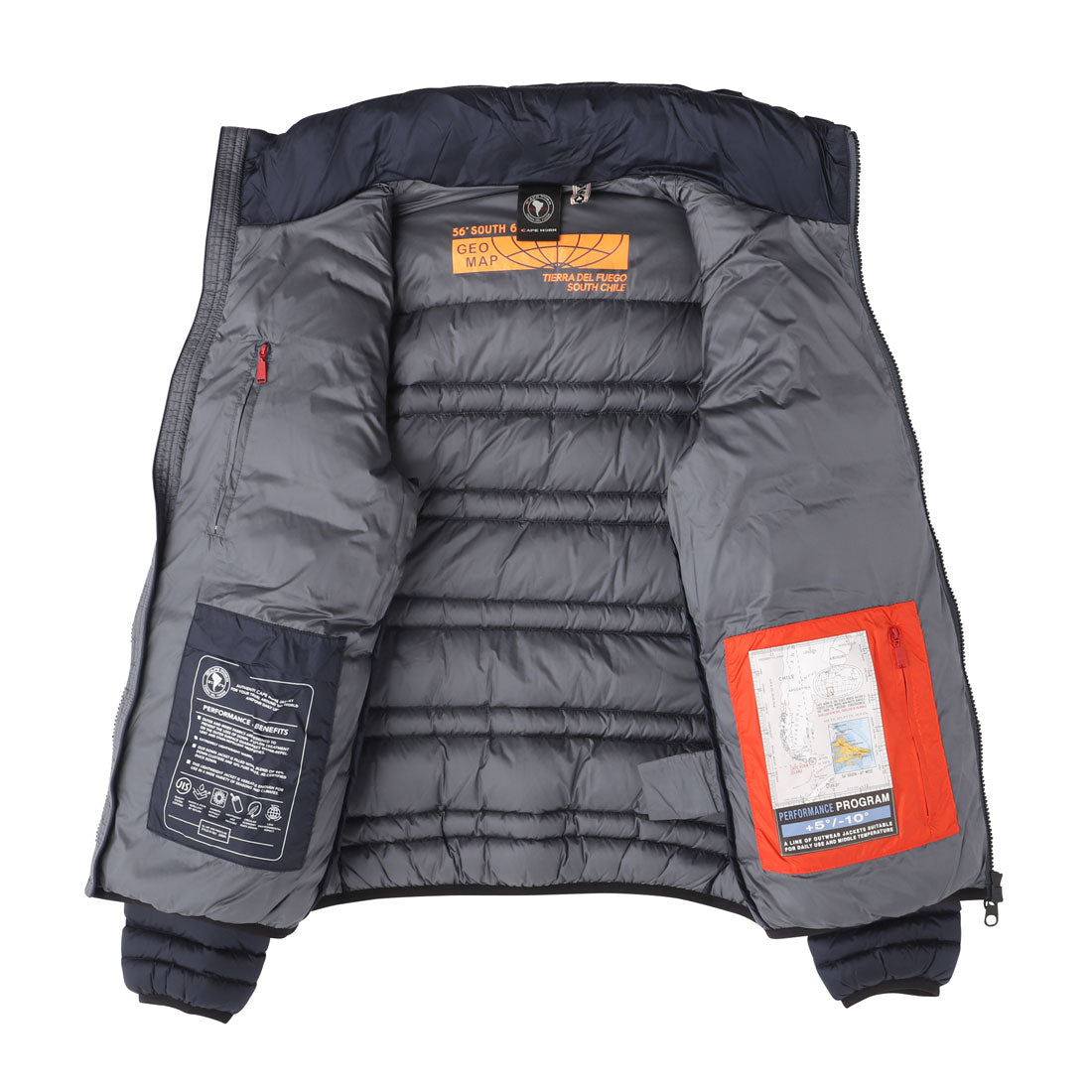 ケープホーン CAPE HORN ダウンジャケット トロピコ SHINY CLIPPER 71550 BLUE