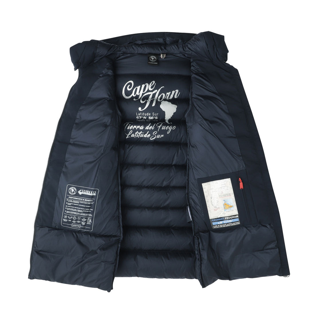 ケープホーン CAPE HORN ダウンジャケット カンデラリア DOWN JACKET 72542 BLUE