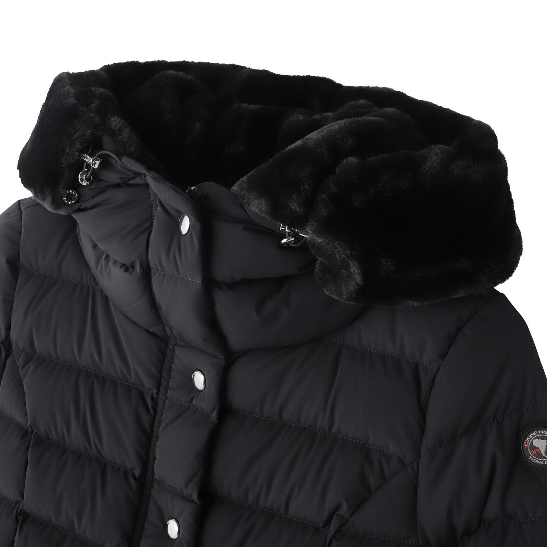 ケープホーン CAPE HORN ダウンジャケット サンタクルス エコファー DOWN JACKET 72572 BLACK