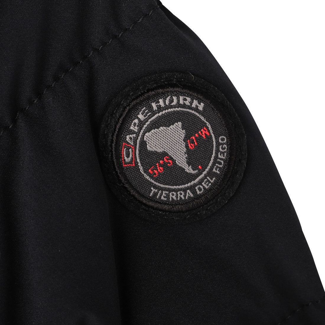 ケープホーン CAPE HORN ダウンジャケット サンタクルス エコファー DOWN JACKET 72572 BLACK