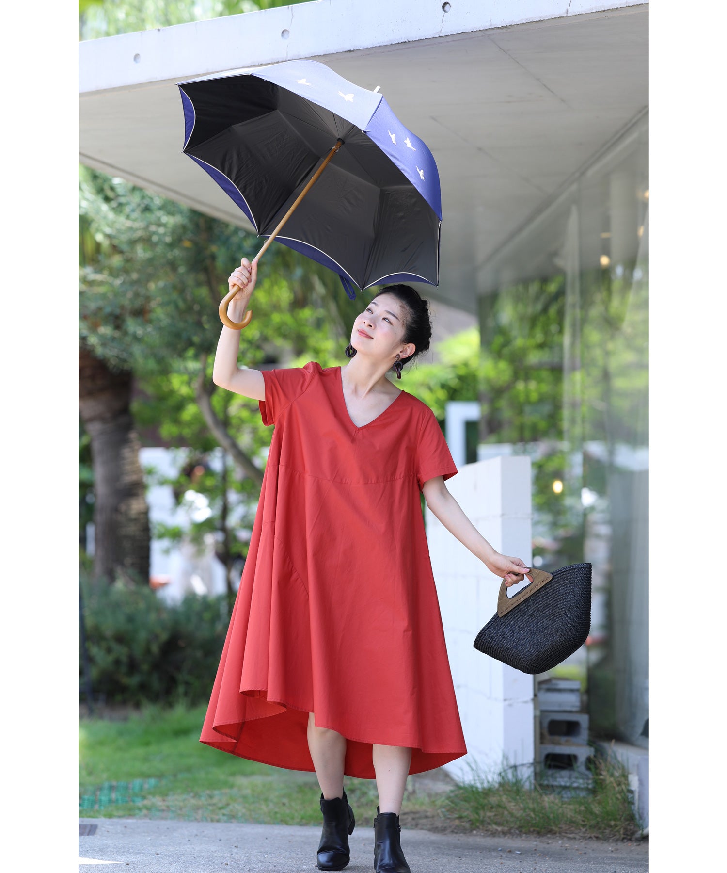 カワイイ CAWAII 梅雨対策に！長靴に見えない生活防水レインブーツ