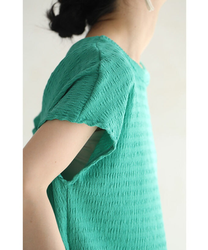 CAWAII CAWAII Back Twist Tuck Pullover Top